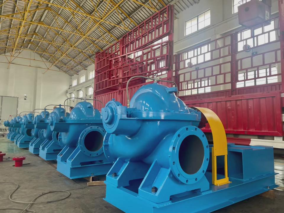 水利灌溉市场水平中开式单级双吸离心泵潜力巨大