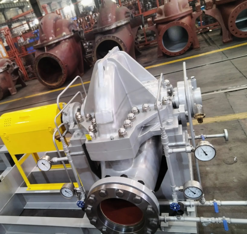 水平中开蜗壳式单级双吸离心泵密封部件