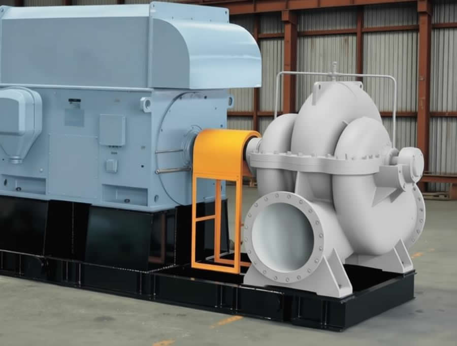 水平中开蜗壳式单级双吸离心泵专业学术与工程文献