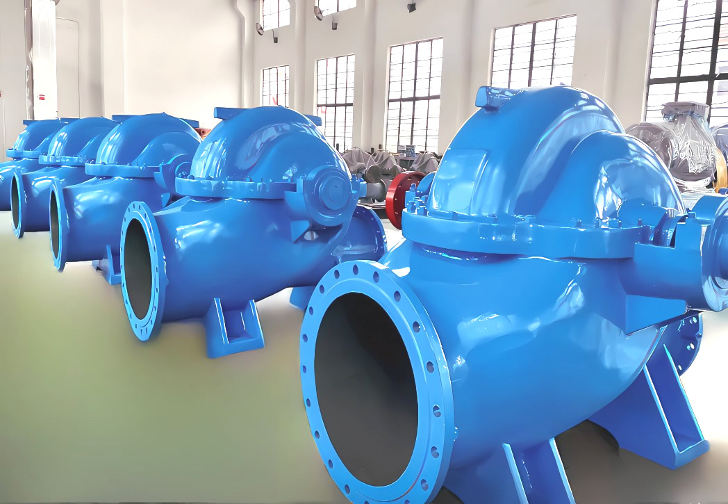 中开式单级双吸离心泵‌(双吸泵)