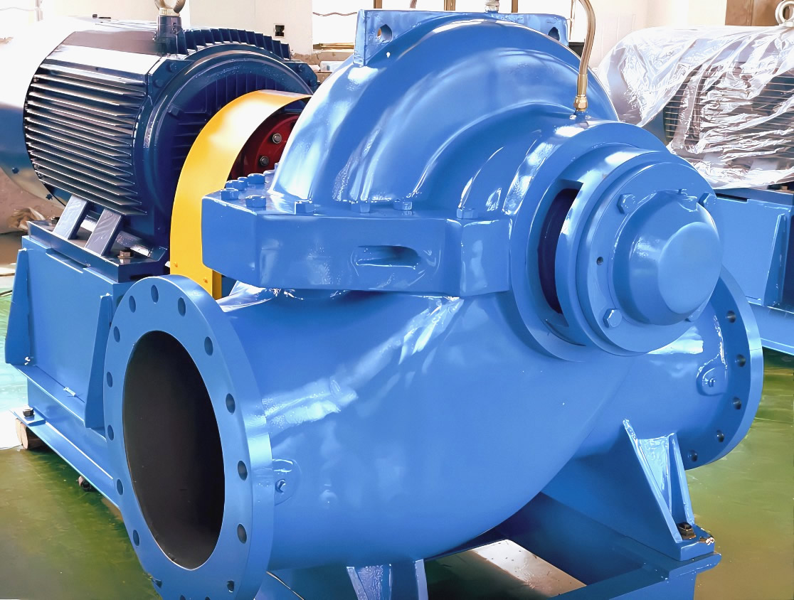 中开式单级双吸离心泵‌(双吸泵)