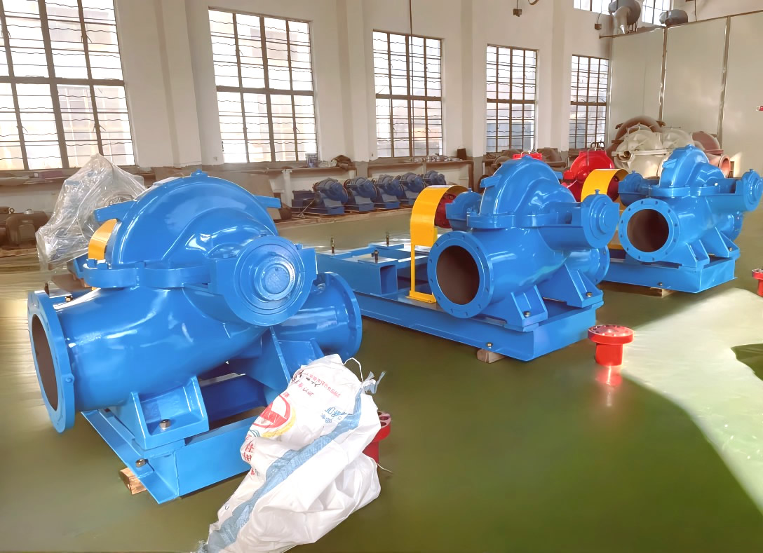 中开式单级双吸离心泵‌(双吸泵)