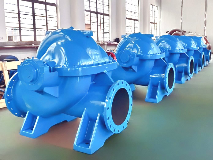 中开式单级双吸离心泵‌(双吸泵)