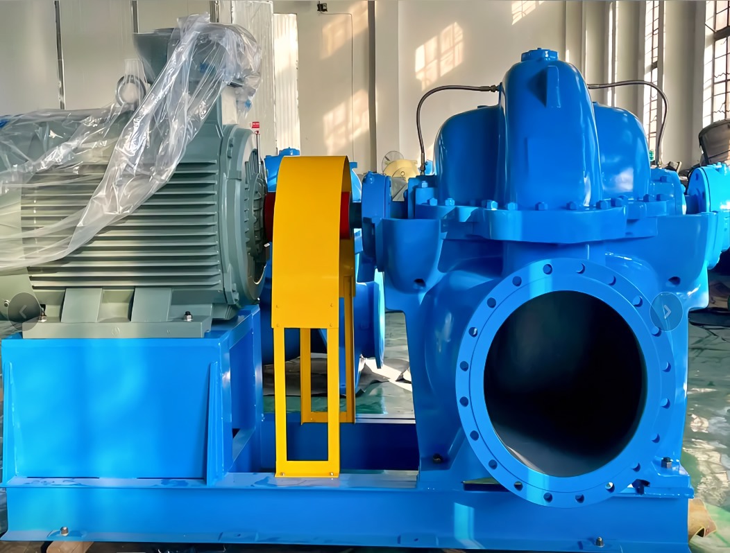 中开式单级双吸离心泵‌(双吸泵)