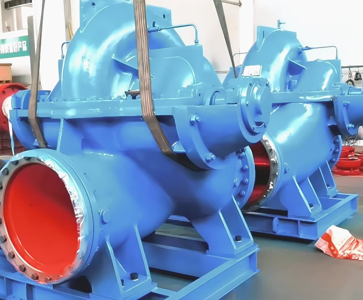 中开式单级双吸离心泵‌(双吸泵)