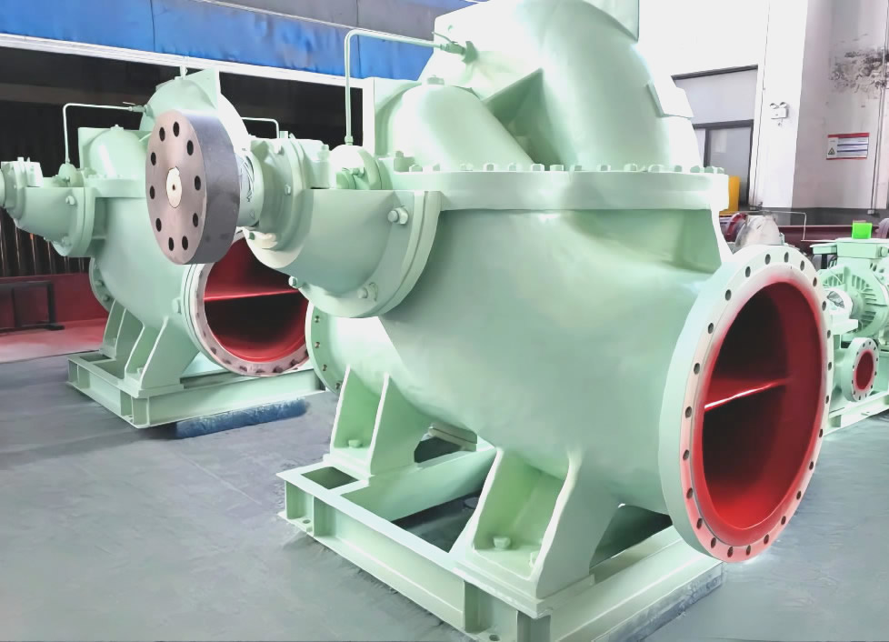 中开式单级双吸离心泵‌(双吸泵)