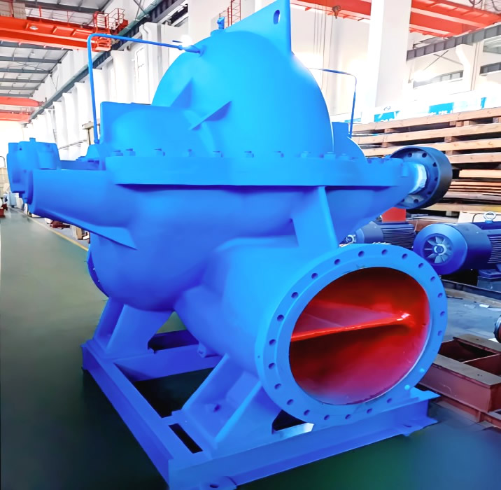 中开式单级双吸离心泵‌(双吸泵)