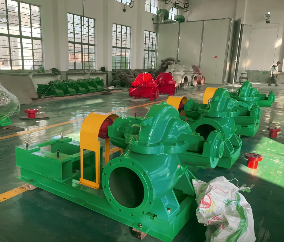 中开式单级双吸离心泵‌(双吸泵)