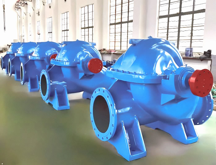 中开式单级双吸离心泵‌(双吸泵)