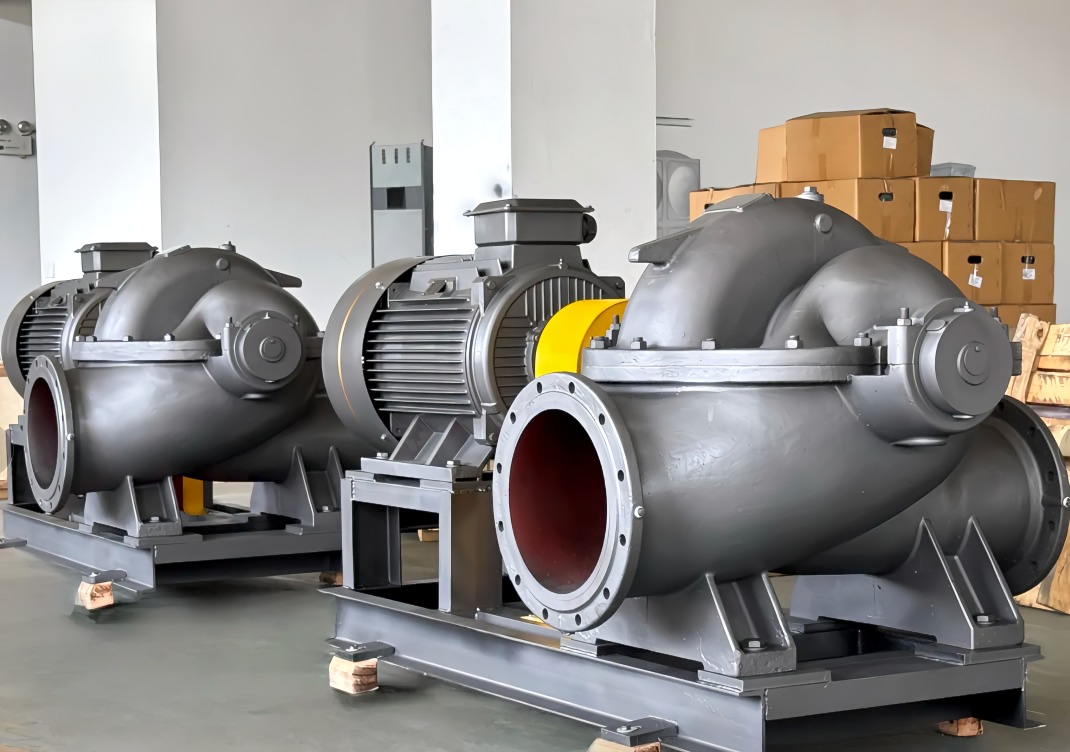 中开式单级双吸离心泵‌(双吸泵)