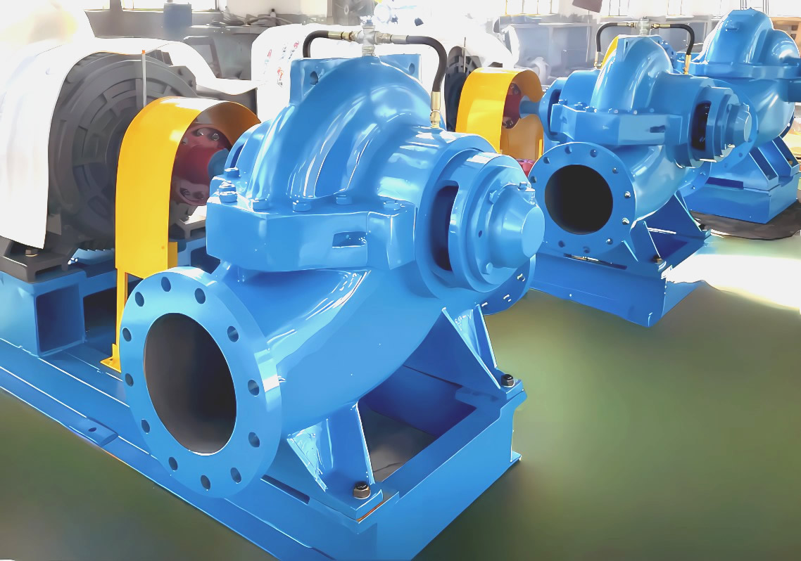 中开式单级双吸离心泵‌(双吸泵)