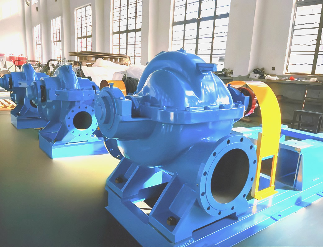 中开式单级双吸离心泵‌(双吸泵)