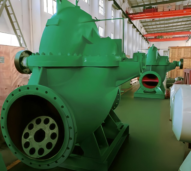 中开式单级双吸离心泵‌(双吸泵)