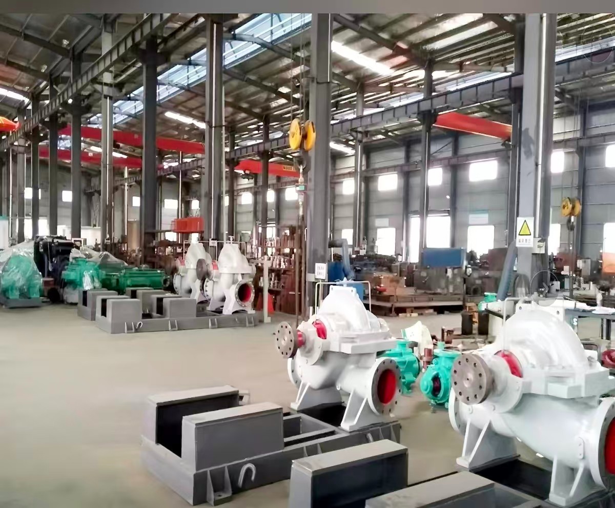 单级蜗壳中开式双吸离心泵‌