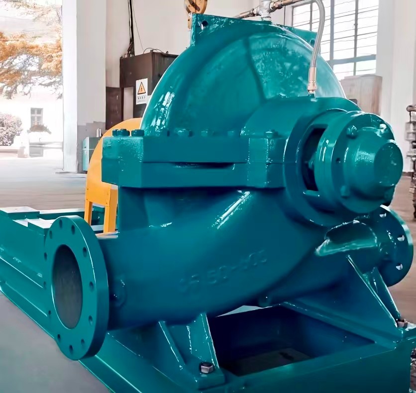 单级蜗壳中开式双吸离心泵‌