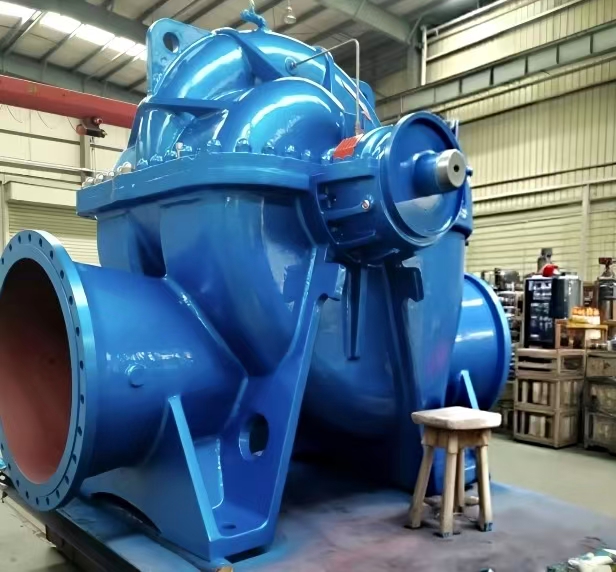 单级蜗壳中开式双吸离心泵‌