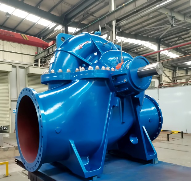 单级蜗壳中开式双吸离心泵‌