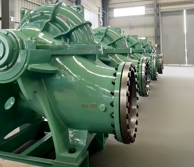 单级蜗壳中开式双吸离心泵‌