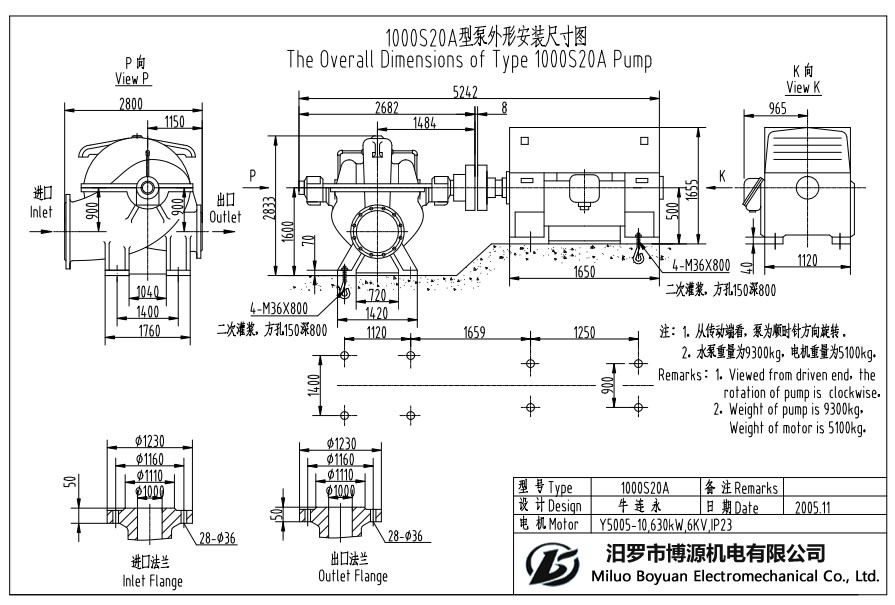 1000S20A型水平中开蜗壳式单级双吸离心泵外形安装尺寸图.jpg