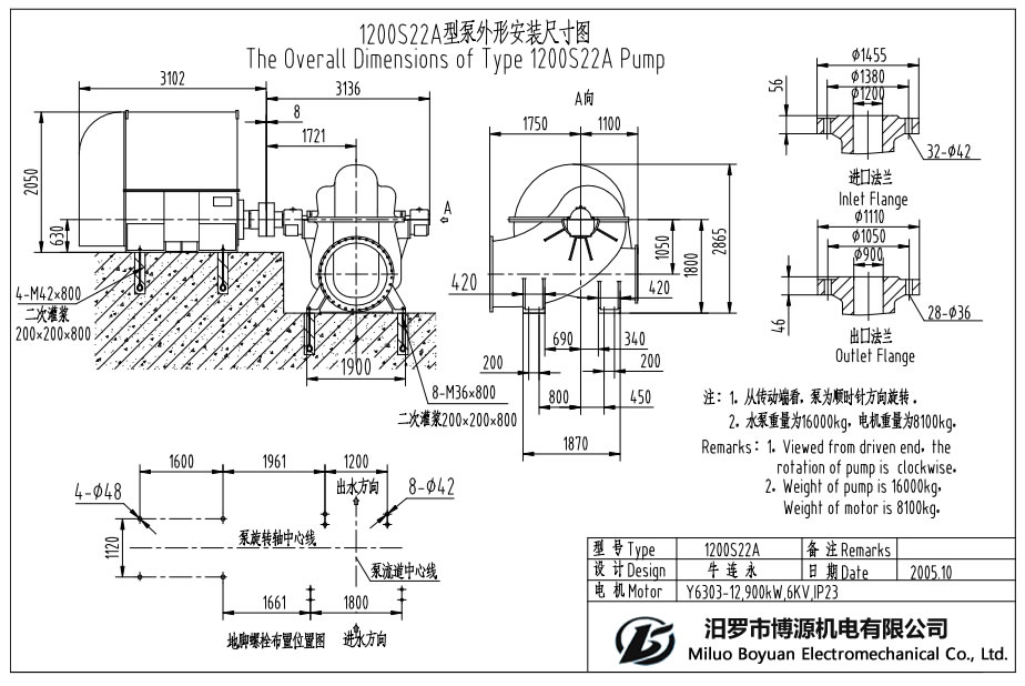 1200S22A型水平中开蜗壳式单级双吸离心泵外形安装尺寸图.jpg