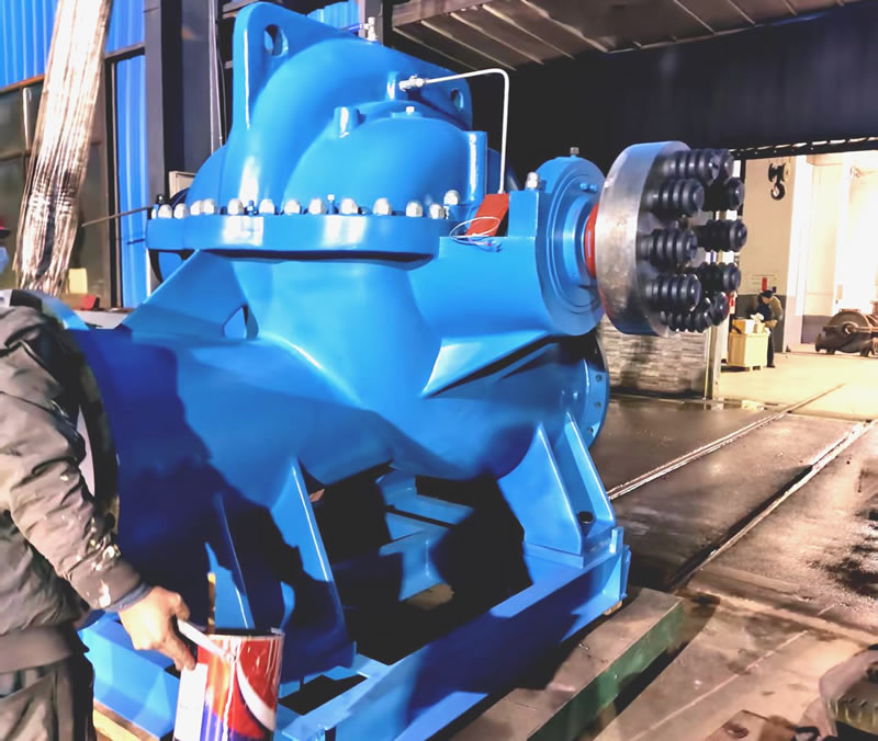 某电厂1100S20型单级双吸中开式离心泵轴承体漏油